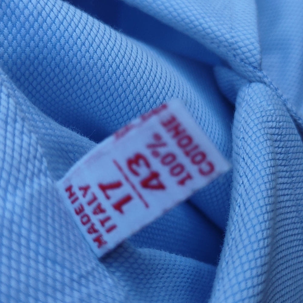ISAIA (Napoli) Men's Solid Woven Luxury Dress Shirt. - Picture 3 of 17